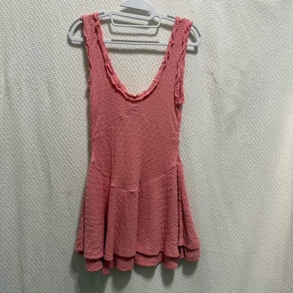 Free People NWT "Alice" balletcore mini dress Pink Size small - Picture 4 of 6
